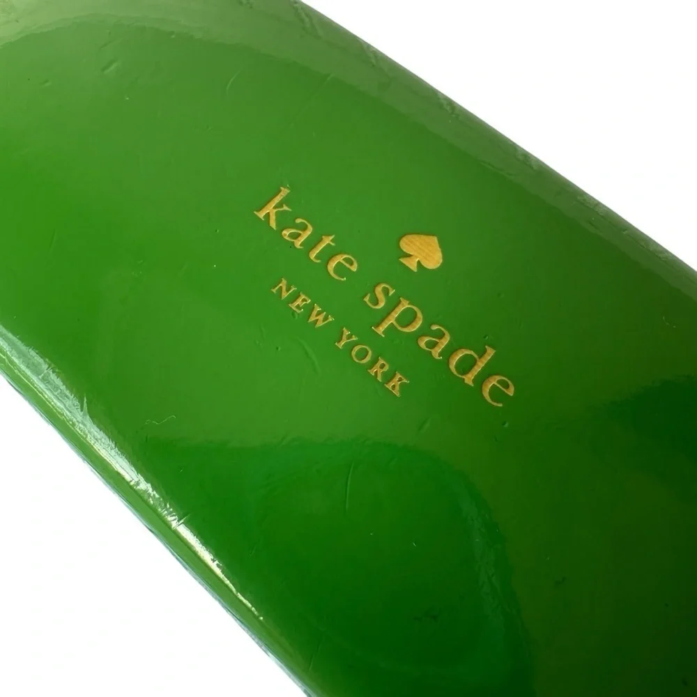 Kate Spade Green and Blue Hard Cover Eyeglass Case